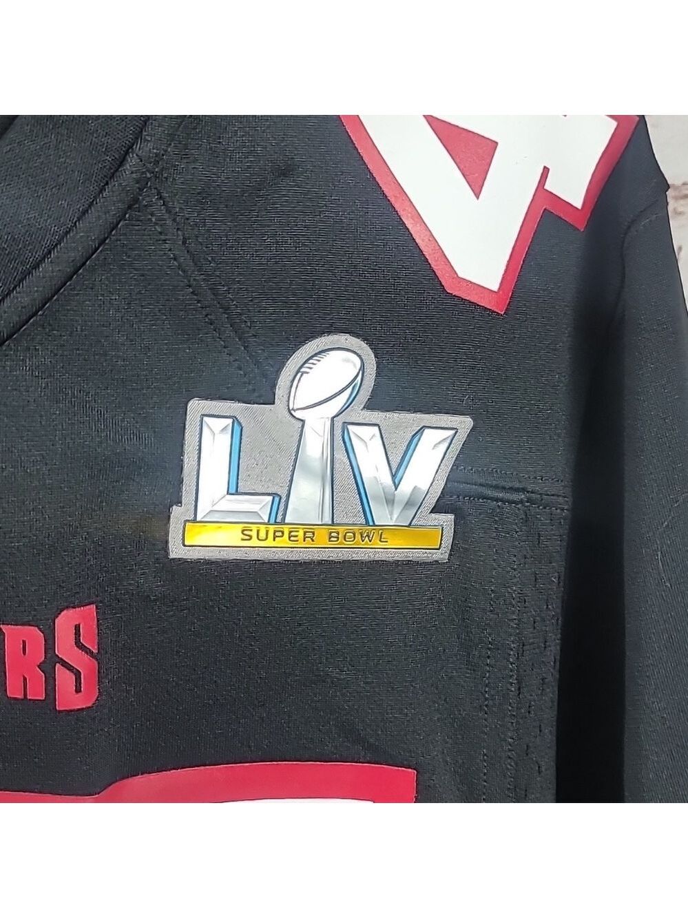 Tampa Bay Buccaneers White super bowl livjersey small 45 new nwt - Picture 6 of 7